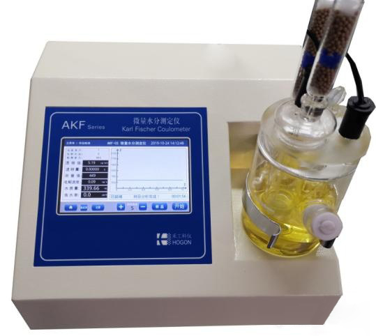 AKF-3N庫侖法卡爾費(fèi)休水分測(cè)定儀